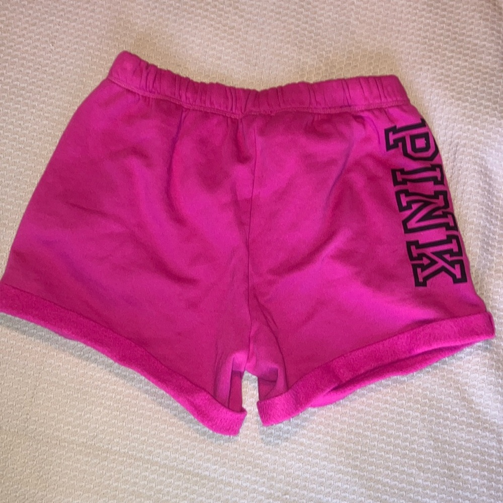 Pink Victoria’s Secret Boyfriend Heritage short size small